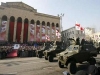 Otokar armée Géorgie géorgienne véhicule blindé à roues de transport de troupe photo . Les troupes de l’armée Géorgienne défilent durant une parade pour l’inauguration officiel du Président Mikhail Saakashvili, ce dimanche 20 janvier 2008. Le Président a prêté serment dans bureau et a réalisé une petite cérémonie en dehors des bâtiments du parlement dans la capitale Tbilisi. 