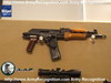AKM assault rifle from AapArms Company  Milipol 2007 Salon mondial de défense, police, armement et de la sécurité intérieure des états International Worldwide  Defence Defense Exhibition, police armament  internal state security pictures