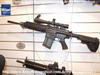 HK 417 assault rifle  Milipol 2007 Salon mondial de défense, police, armement et de la sécurité intérieure des états International Worldwide  Defence Defense Exhibition, police armament  internal state security pictures